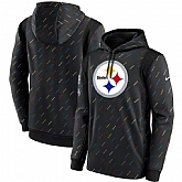 Men's Pittsburgh Steelers Nike Charcoal 2021 NFL Crucial Catch Therma Pullover Hoodie,baseball caps,new era cap wholesale,wholesale hats